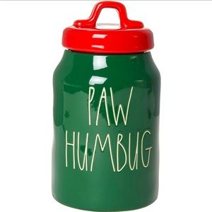 Rae Dunn Paw Humbug Skinny Canister